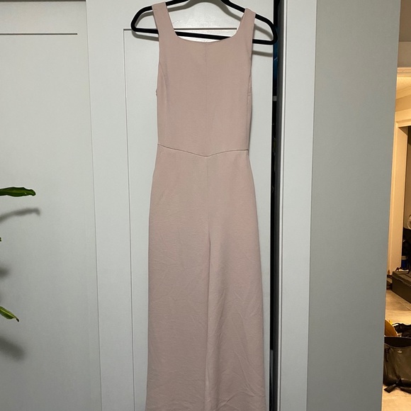 aritzia ecoulement v jumpsuit